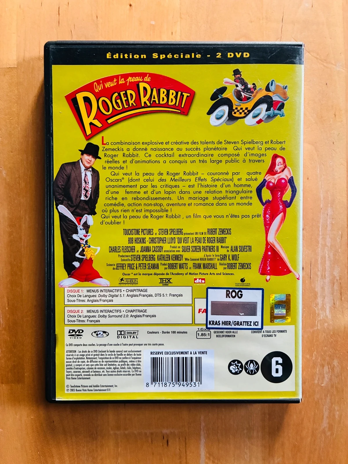 DVD Quem Quer a Pele do Roger Rabbit? De Robert Zemeckis edição colecionador. – photo 4